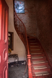 New Orleans Red Staircase 